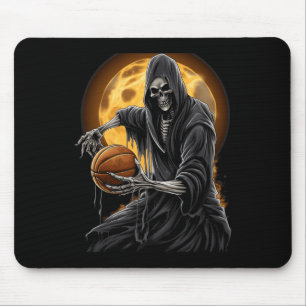 Tapis De Souris Grim Reaper Jouer Basketball Tee - shirts graphiqu