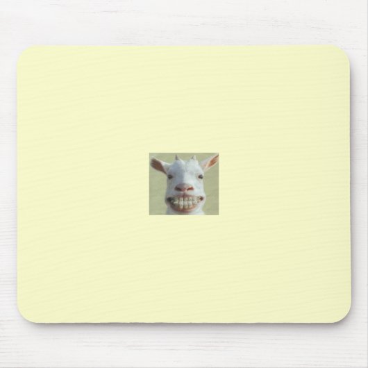 Tapis De Souris Grimacerie de la chèvre Mousepad (Devant)