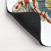 Tapis De Souris Grimaces de clown à la fleur - Mousepad (Coin)