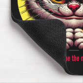 Tapis De Souris Grimacing Cat dans la Lune (Coin)