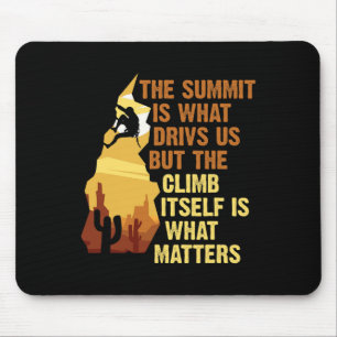 Tapis De Souris Grimpeur Bloc Escalade Grimpeur de Montagne Rocher