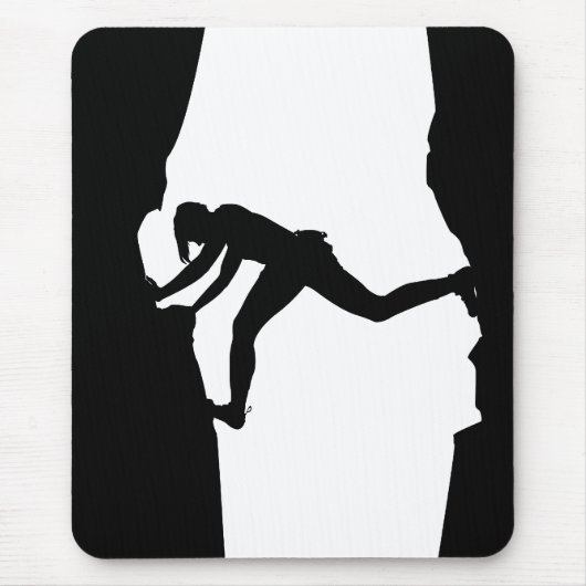 Tapis De Souris Grimpeur de roche Bouldering Mousepad (Devant)