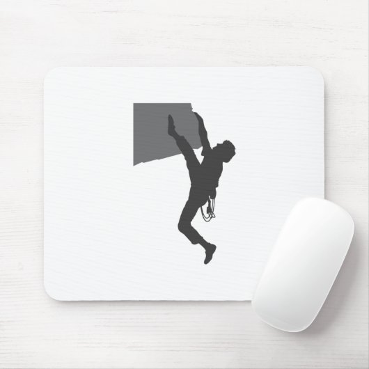 Tapis De Souris Grimpeur de roche Mousepad (Avec souris)