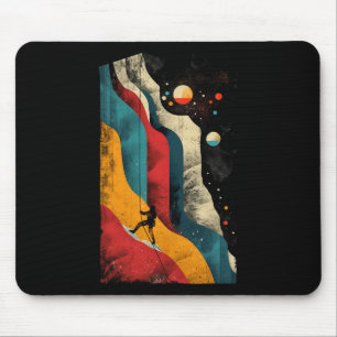 Tapis De Souris Grimpeurs Artistiques Hommes Et Femmes En Train De