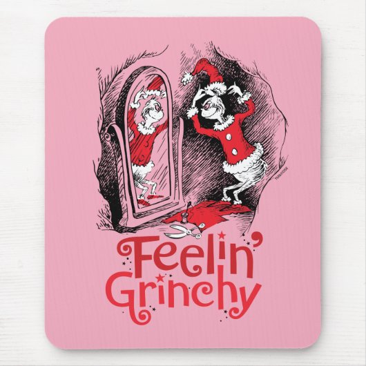 Tapis De Souris Grinch | Se sentir grincheux (Devant)
