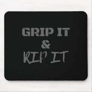 Tapis De Souris Grippez-Le Et Rippez-Le Pour Lacrosse Golf Motocro