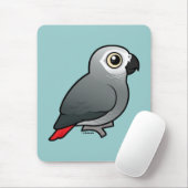 Tapis De Souris Gris africain du Congo (Avec souris)