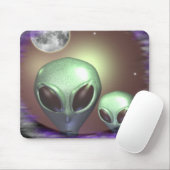 Tapis De Souris gris Alien (Avec souris)
