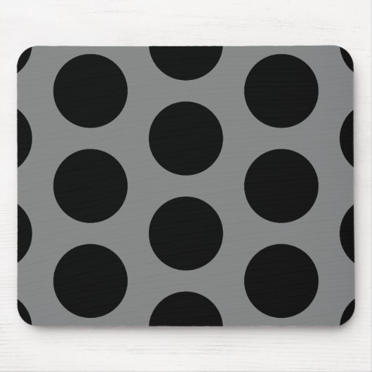 Tapis De Souris Gris avec des points noirs (Devant)