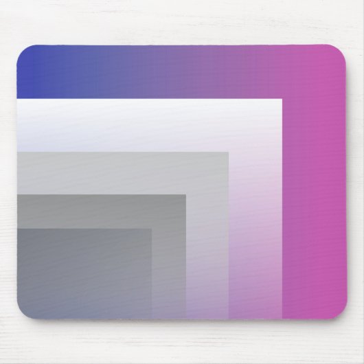 Tapis De Souris gris bleu Fuchsia (Devant)