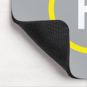 Tapis De Souris Gris de Mousepad d'héliport (Coin)