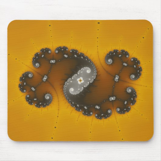 Tapis De Souris Gris - Fractal Mousepad (Devant)