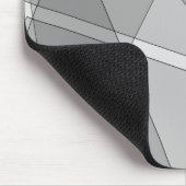 Tapis De Souris Gris géométrique (Coin)