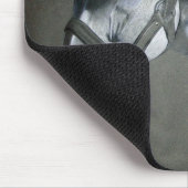 Tapis De Souris Gris sur l'équine grise (Coin)
