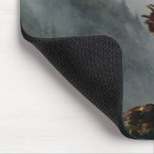 Tapis De Souris Grizzly Oear & Raven Imaginaire Faune Mousepad (Coin)