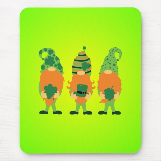 Tapis De Souris Grnomes de la Saint Patrick (Devant)