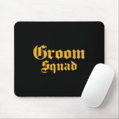 Tapis De Souris Groom Squad Old School - Bachelor Party - Mariage (Avec souris)