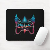 Tapis De Souris Groovy Chris First Name D Chris Control Game Meme (Avec souris)