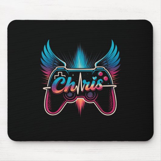 Tapis De Souris Groovy Chris First Name D Chris Control Game Meme (Devant)