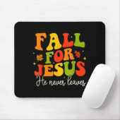 Tapis De Souris Groovy Christian Sayings Halloween Fall For Jesus (Avec souris)