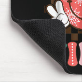 Tapis De Souris Groovy Christmas Vibes Happy Smile Face Xmas Holid (Coin)