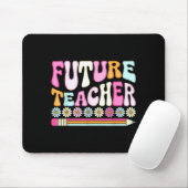 Tapis De Souris Groovy Future Teacher Student Graduation Teacher I (Avec souris)