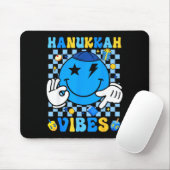 Tapis De Souris Groovy Hanukkah Vibes Chanukah Pajama Happy Hanukk (Avec souris)