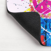 Tapis De Souris Groovy Hippie Peace Sign (Coin)