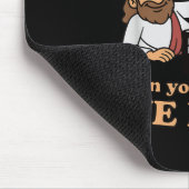 Tapis De Souris Groovy Jesus Why Open Your Legs When You Can Open  (Coin)