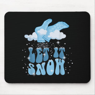 Tapis De Souris Groovy Qu'il Neige Pourcentage Technicien en soins