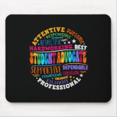 Tapis De Souris Groovy Student Advocate Appreciation Back To Schoo (Devant)