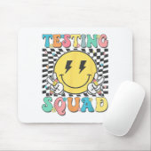 Tapis De Souris Groovy Test Day Testing Squad Motivation Teacher S (Avec souris)