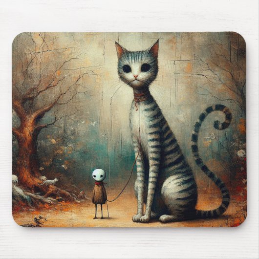 Tapis De Souris Gros chat (Devant)