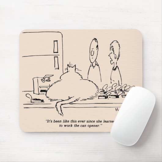 Tapis De Souris Gros chat (Avec souris)