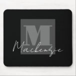 Tapis De Souris Gros monogramme Mousepad<br><div class="desc">Gros monogramme personnalisé mousepad.</div>