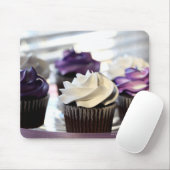 Tapis De Souris Gros plan des cupcakes avec accent sélectif sur (Avec souris)