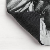 Tapis De Souris Gros plan Statue blanche noire de la Liberté New Y (Coin)