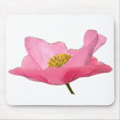 Tapis De Souris Gros plan sur le coquelicot rose flottant (Devant)