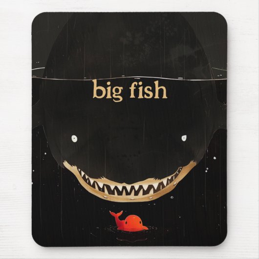 Tapis De Souris Gros requin foncé (Devant)
