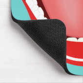 Tapis De Souris Grosse Bouche Souris Cool Mousepads amusant mignon (Coin)