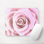 Tapis De Souris Grosse rose pâle (Avec souris)