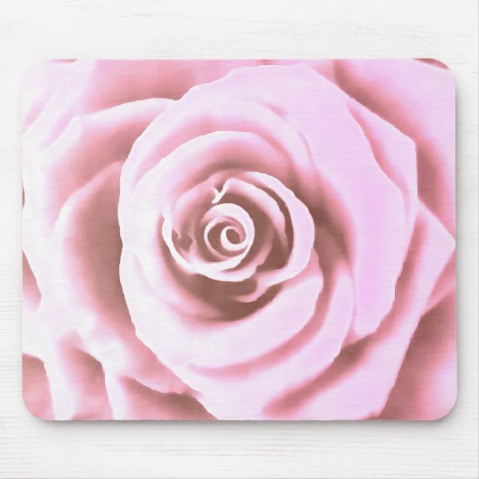 Tapis De Souris Grosse rose pâle (Devant)