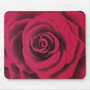 Tapis De Souris Grosse Rose rouge