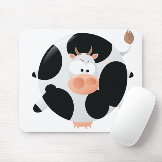 Tapis De Souris Grosse vache Mousepad (Avec souris)