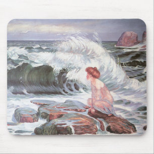 Tapis De Souris Grosse vague sur la plage (Frantisek Kupka)