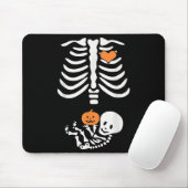 Tapis De Souris Grossesse de squelette de maternité d'Halloween Bé (Avec souris)