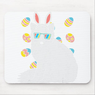 Tapis De Souris Grotte de neige de l'Arctique Lunettes Oeufs Pâque
