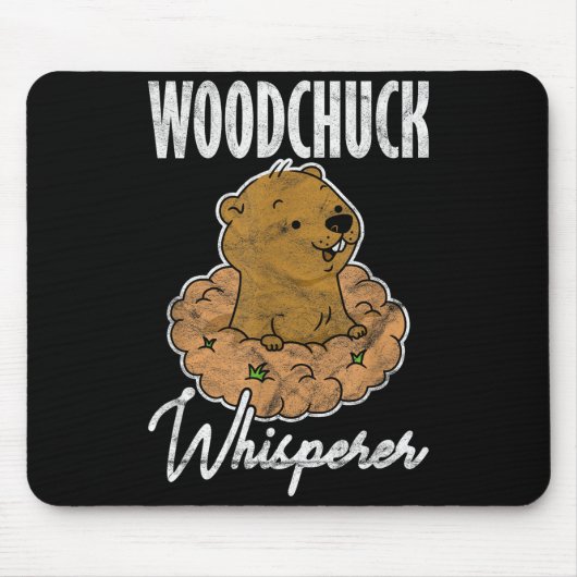 Tapis De Souris Ground Hog Woodchuck Whisperer _3  (Devant)