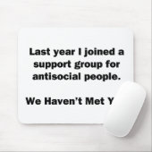 Tapis De Souris Groupe antisocial (Avec souris)