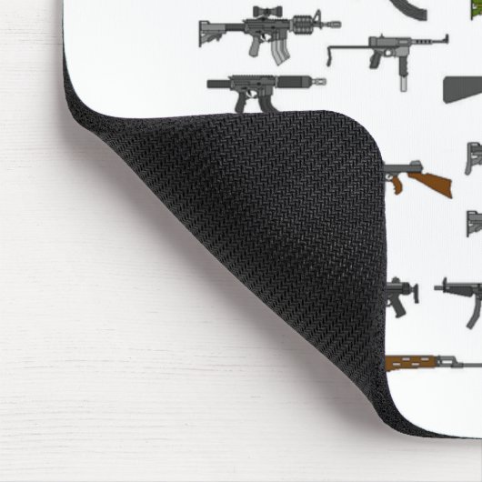 Tapis De Souris Groupe d'armes à feu (Coin)